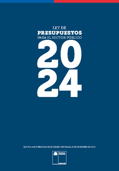 Ley de Presupuesto del Sector Público año 2024