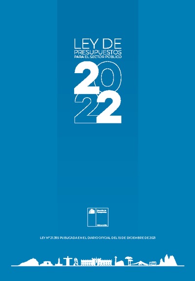 Ley de Presupuesto del Sector Público año 2022 Ley de Presupuesto del Sector Público año 2022