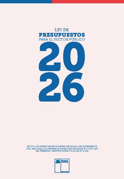 Ley de Presupuesto del Sector Público año 2026 Ley de Presupuesto del Sector Público año 2026