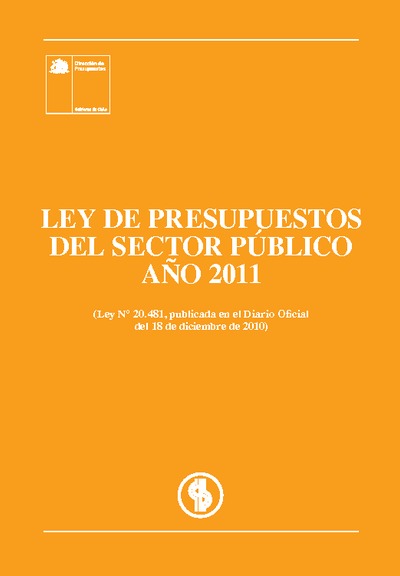 Ley de Presupuesto 2011 Ley de Presupuesto 2011