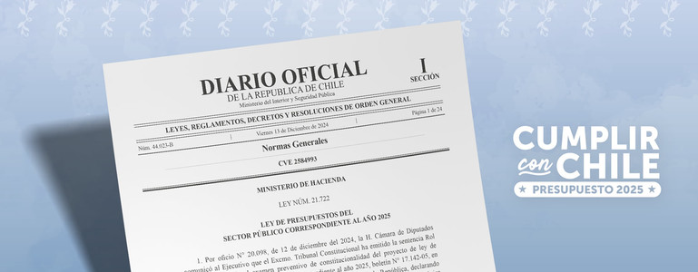 Tercera Ley de Presupuestos del Presidente Boric es publicada en el Diario Oficial Tercera Ley de Presupuestos del Presidente Boric es publicada en el Diario Oficial