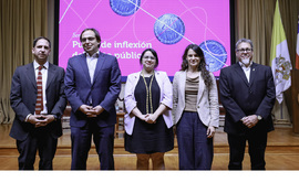 Directora de Presupuestos expone en seminario “Punto de inflexión del gasto público” organizado por la Escuela de Gobierno UC