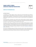 Etiquetados presupuestarios: Cambio Climático y Género: Ejercicio de Etiquetado Presupuestario